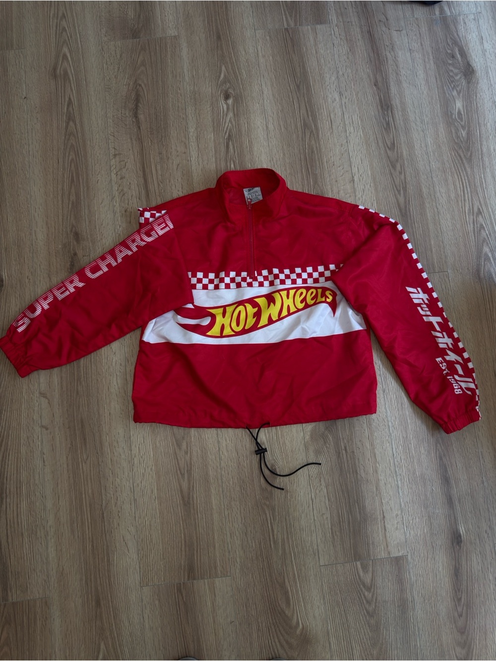 Mattel Hot Wheels Red Racing Pullover Jacket